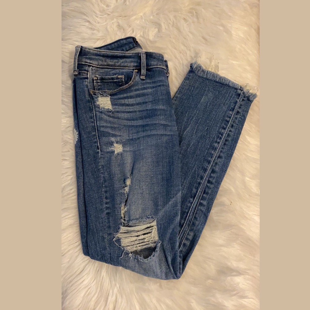 Abercrombie Low Rise Ankle Jeans